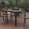 Flash Furniture Natural/Gray 55in x 31in Outdoor Patio Dining Table SB-TB269-NAT-GG - alternate 1